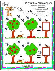 Ağaşlardaki elmaların toplamı kaç eder